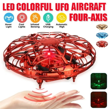 Hover Star Motion Controlled UFO Red